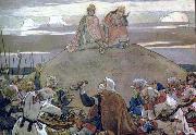 Viktor Vasnetsov Commemorative feast after Oleg, oil on canvas